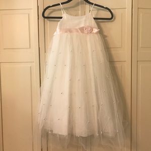 David’s bridal flower girl wedding dress